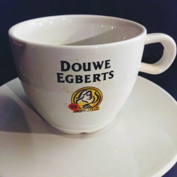 Douwe Egberts Cup and Saucer Set Tea Cup Set - Picture 4 of 5